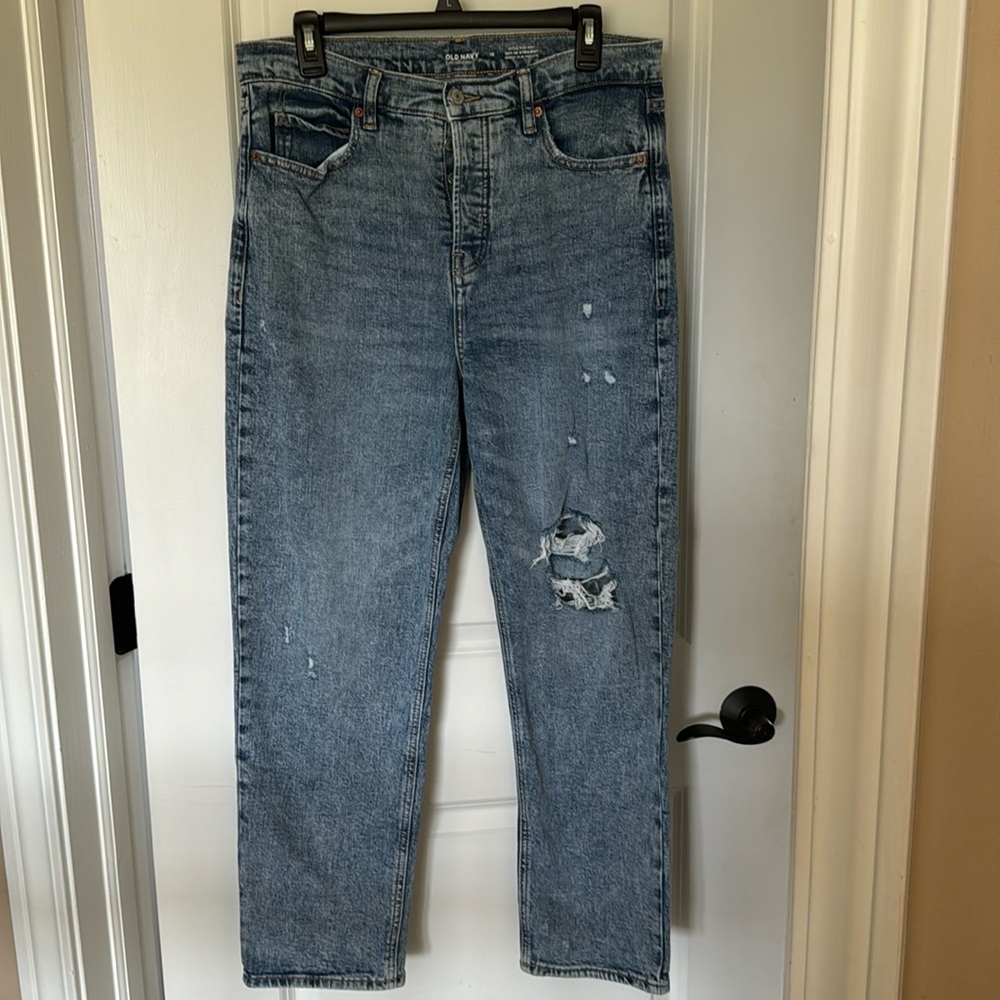 Old Navy Extra High Rise Secret Slim Pockets